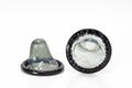 Black condom Royalty Free Stock Photo