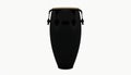 Black Conga Drum with Light Brown Head Royalty Free Stock Photo