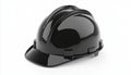 Black Construction Hard Hat - Protective Helmet For Construction Workers With Durable Hardhat Royalty Free Stock Photo