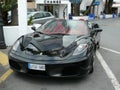 Black convertible Ferrari Royalty Free Stock Photo