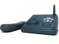 Black cordless phone Royalty Free Stock Photo