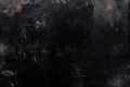 Black, corroded iron texture background Royalty Free Stock Photo