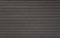 Black corrugated cardboard texture