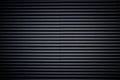 Black corrugated metal texture background Royalty Free Stock Photo