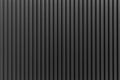 Black Corrugated metal texture Royalty Free Stock Photo