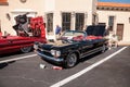Black 1964 Corvair at the 32nd Annual Naples Depot Classic Car Show Royalty Free Stock Photo