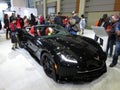 Black Corvette at the Auto Show