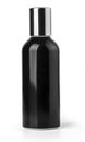 Black cosmetic bottle