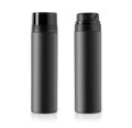 Black cosmetic spray bottle Royalty Free Stock Photo