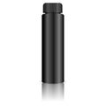 Black Cosmetics bottle for hair paint, gel, oil Royalty Free Stock Photo