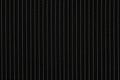 Black cotton fabric textile material with white stripes for designers background texture Royalty Free Stock Photo