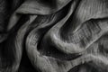 black cotton fabric texture background Royalty Free Stock Photo