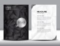 Black Cover Annual report Cover Annual report template