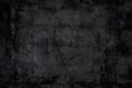 Black crack concrete wall texture background. Polished concrete floor grunge surface Royalty Free Stock Photo