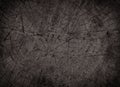 Black cracked cross section of tree trunk and stump texture Royalty Free Stock Photo