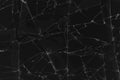 Black cracked glass texture background. Crack on the glass. Broken screen. Broken dark phone.  White cracks in glass Royalty Free Stock Photo