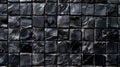 black cracked glass tiles textured pattern background Royalty Free Stock Photo