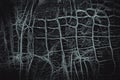 Black crocodile skin texture, as background Royalty Free Stock Photo