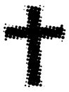 Black cross â retro Royalty Free Stock Photo