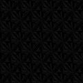 Black crystal seamless pattern. Repeating dark diamond crystal background
