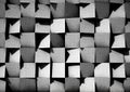 Black cubes 3d with texture