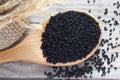 Black cumin seed Royalty Free Stock Photo