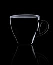 Black cup mug