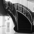 Black stairs at Mondrian Hotel