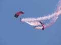 Black Daggers Skydiving Team Royalty Free Stock Photo