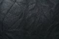 Black dark leather background or texture Royalty Free Stock Photo