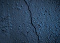 Black dark navy blue texture background for design. Toned rough concrete surface. A painted old building wall with Royalty Free Stock Photo
