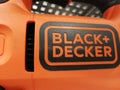 Black Decker logo Royalty Free Stock Photo