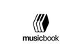 Black Decorative Music Book Logo