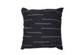 Black decorative pillow Royalty Free Stock Photo