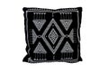 Black decorative pillow Royalty Free Stock Photo