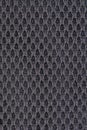 Black decorative polyester fabric texture background, close up Royalty Free Stock Photo