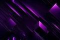 Black deep purple abstract modern background for design. Geometric shape.