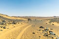 The Black Desert Egypt Royalty Free Stock Photo