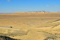 Black desert Sahara. Egypt Royalty Free Stock Photo