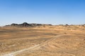 Black desert in the Sinai Peninsula, Egypt Royalty Free Stock Photo