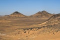 Black desert in the Sinai Peninsula, Egypt Royalty Free Stock Photo