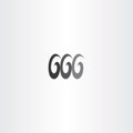 black devil number 666 six icon vector Royalty Free Stock Photo