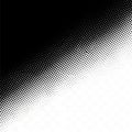Black Diagonal Halftone Dot Fade Gradient Royalty Free Stock Photo