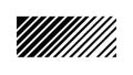 Black Diagonal Stripes Warning Pattern Texture, vector design Generative AI Royalty Free Stock Photo