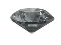 Black diamond isolated on white