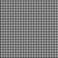 Black diamond seamless pattern on white background. Rhombus black and white geometric dance floor. Royalty Free Stock Photo