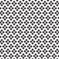 Black diamond shape with dotted line vertical grouping pattern