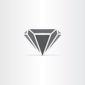 black diamond stylized icon