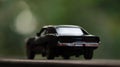 A black die cast toy car Royalty Free Stock Photo
