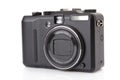 Black digital compact camera Royalty Free Stock Photo